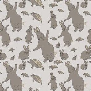 Party Time.Bunnies.Tortoise.gray