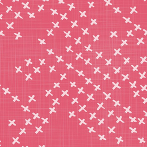 Geometrically Three - Bright pink