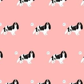 cavalier spaniel fart funny dog breed fabric pink