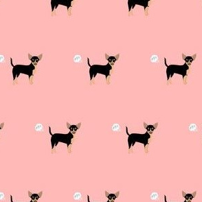 chihuahua fart funny dog breed fabric pink