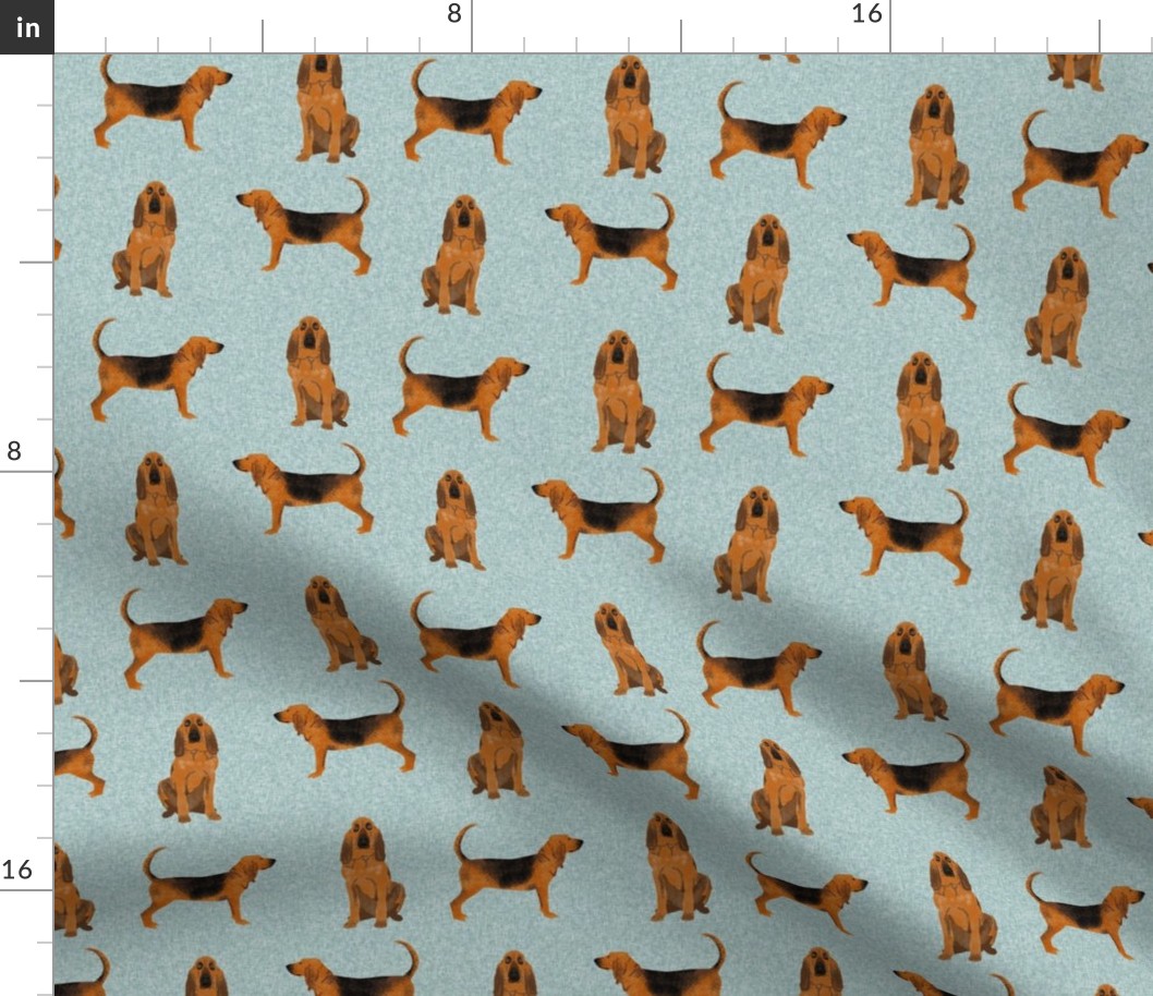 bloodhound  pet quilt b dog breed nursery fabric coordinate 
