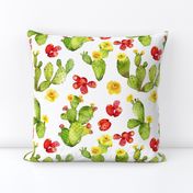 Bright Cacti - Large Print - Desert Cactus - Prickly Pear