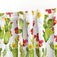 Bright Cacti - Large Print - Desert Cactus - Prickly Pear