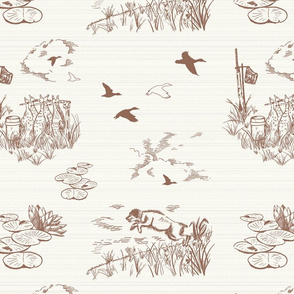 Boykin Hunt Test Toile: Red