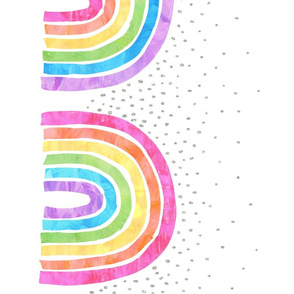 Rainbow arch Boarder verticalwhite 