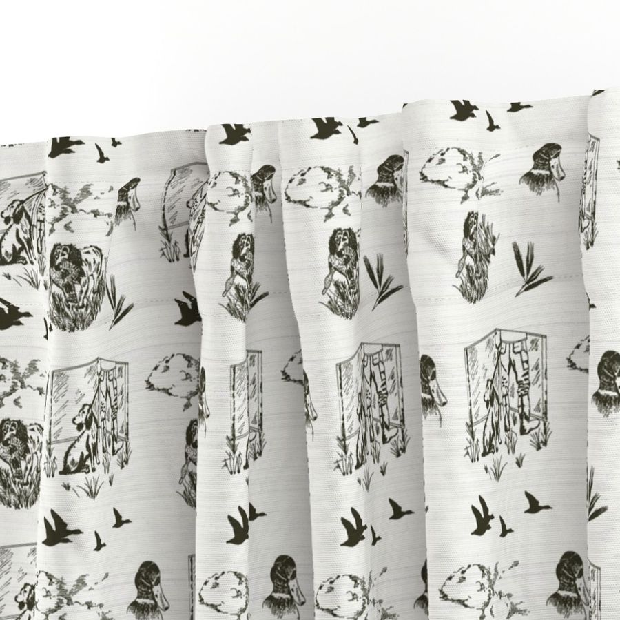 Boykin Hunt Test Toile: Black