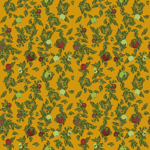 Apples leaf pattern honey