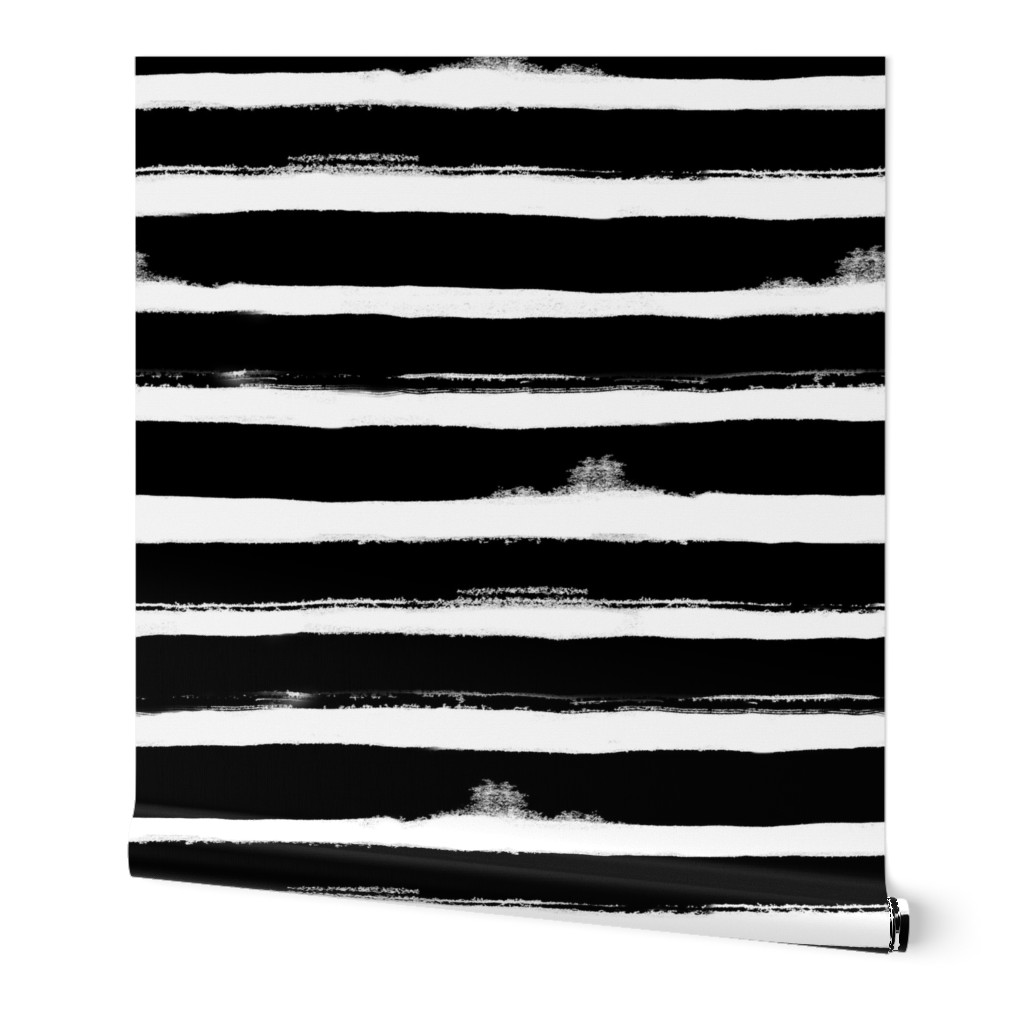 Black stripes. Horizontal