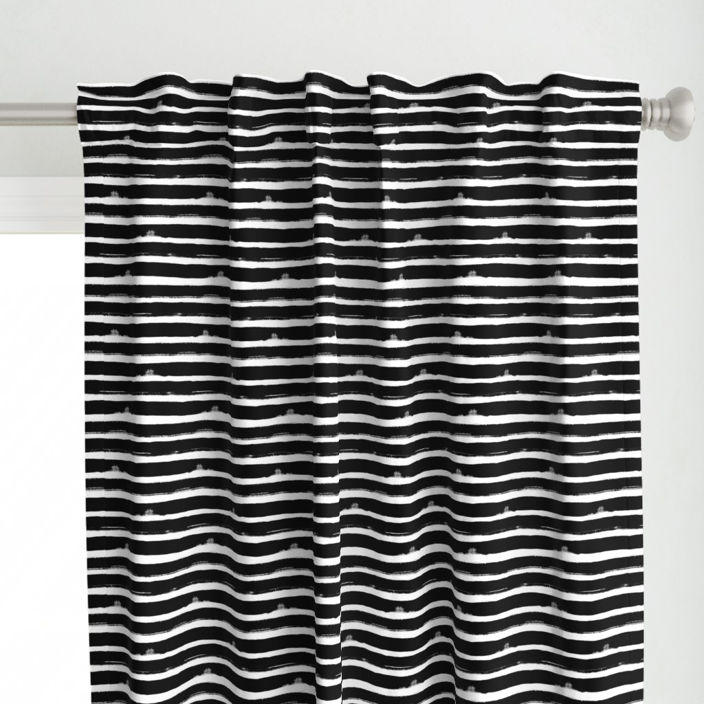 Black stripes. Horizontal