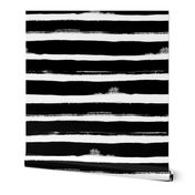 Black stripes. Horizontal