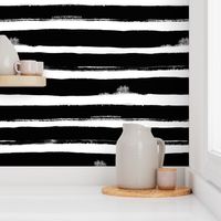 Black stripes. Horizontal