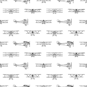 Antique Airplanes (Large Size Print)