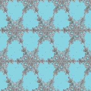 Snow Lace Blue