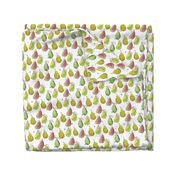 Watercolour pears fruit fruity kitchen