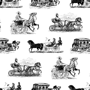 Antique Horse Drawn Carriages (large version)