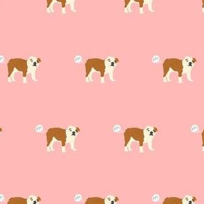 english bulldog fart dog breed funny fabric pink
