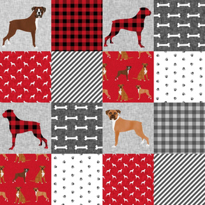 boxer pet quilt a dog breed nursery wholecloth cheater quilt