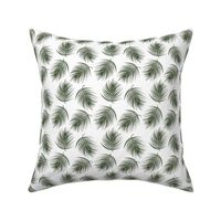 4" Palm Leaves - Dark Green