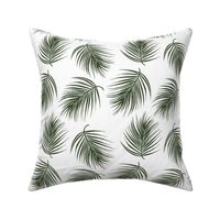 8" Palm Leaves - Dark Green