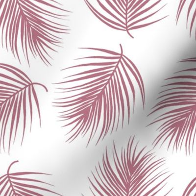 8" Palm Leaves - Mauve