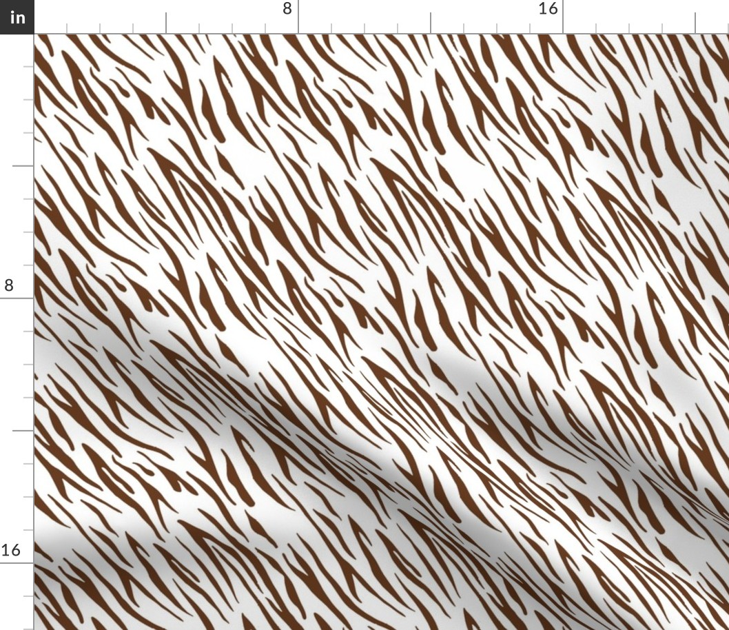 6" Tiger Stripes - Brown