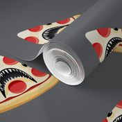 pizza shark - grey