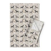 pitbull coastal themed dog breed pet fabric 