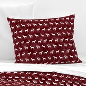 buffalo plaid deer trees deer deer silhouette christmas deer