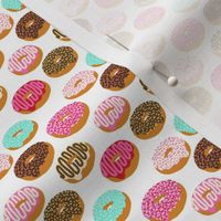 donuts pink chocolate strawberry yummy food print