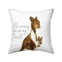 6 loveys: i'll carry you in my heart kangaroo