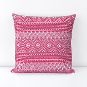 Ornate Mud Cloth - Pink // Small