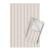 French Cream Linen Stripe