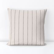 French Cream Linen Stripe