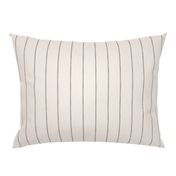 French Cream Linen Stripe