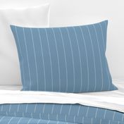 French Blue Linen Stripe