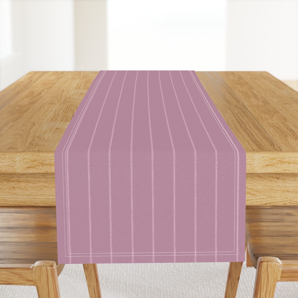 French Pink Linen Stripe