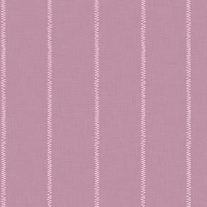 French Pink Linen Stripe