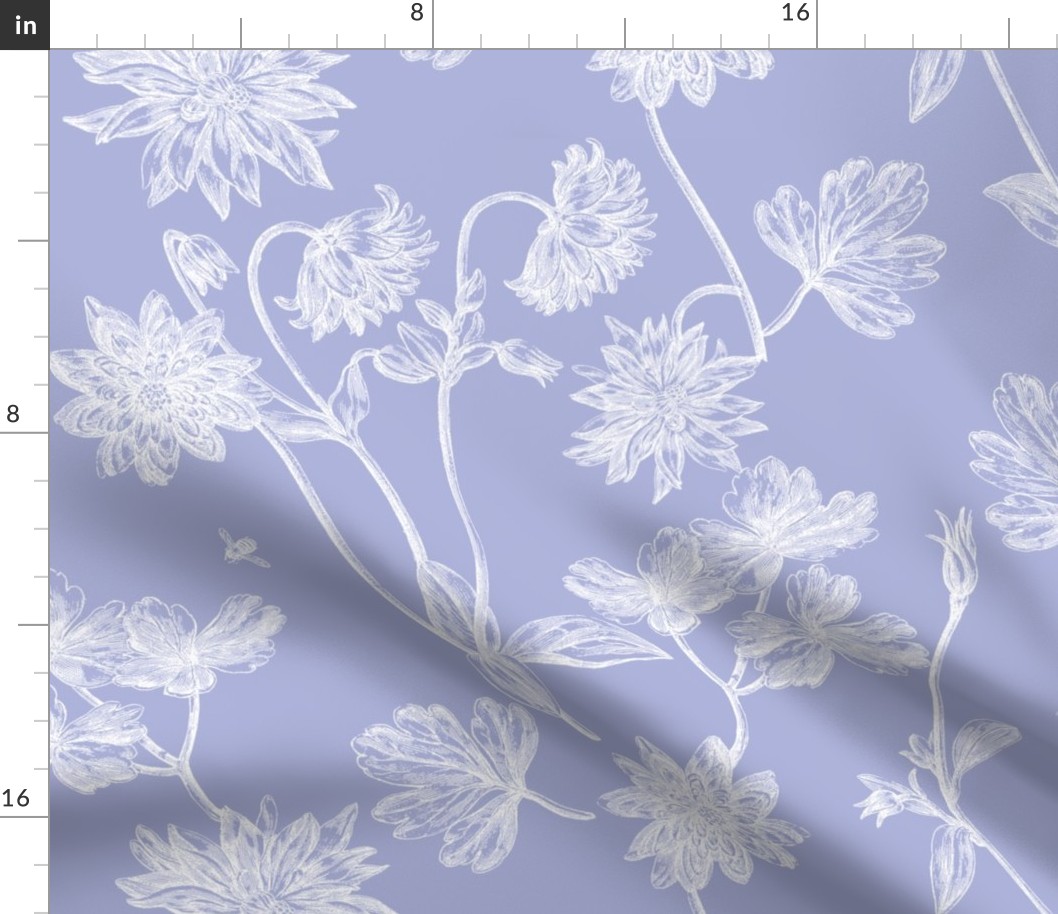 Jacobin Toile blue violet 2