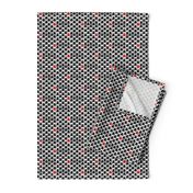 Houndstooth with Crimson