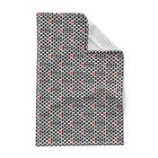 Houndstooth with Crimson