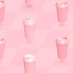 Pink Coffee Drinks