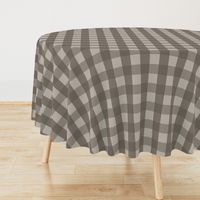 Large Warm Gray Check: Warm Grey Check Deep