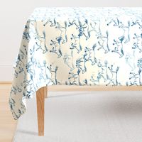 wild and free teal on ivory