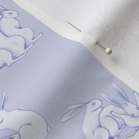 Bunny Threesome Blue Block