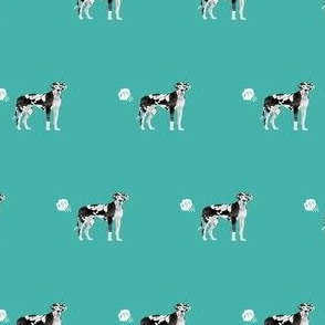 great dane funny fart dog breed fabric teal
