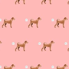 irish terrier funny fart dog breed fabric pink