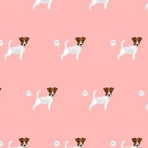 jack russell terrier funny fart dog breed fabric pink