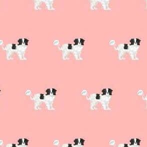 japanese chin funny fart dog breed fabric pink