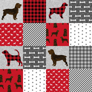 boykin spaniel pet quilt a  dog nursery cheater quilt wholecloth