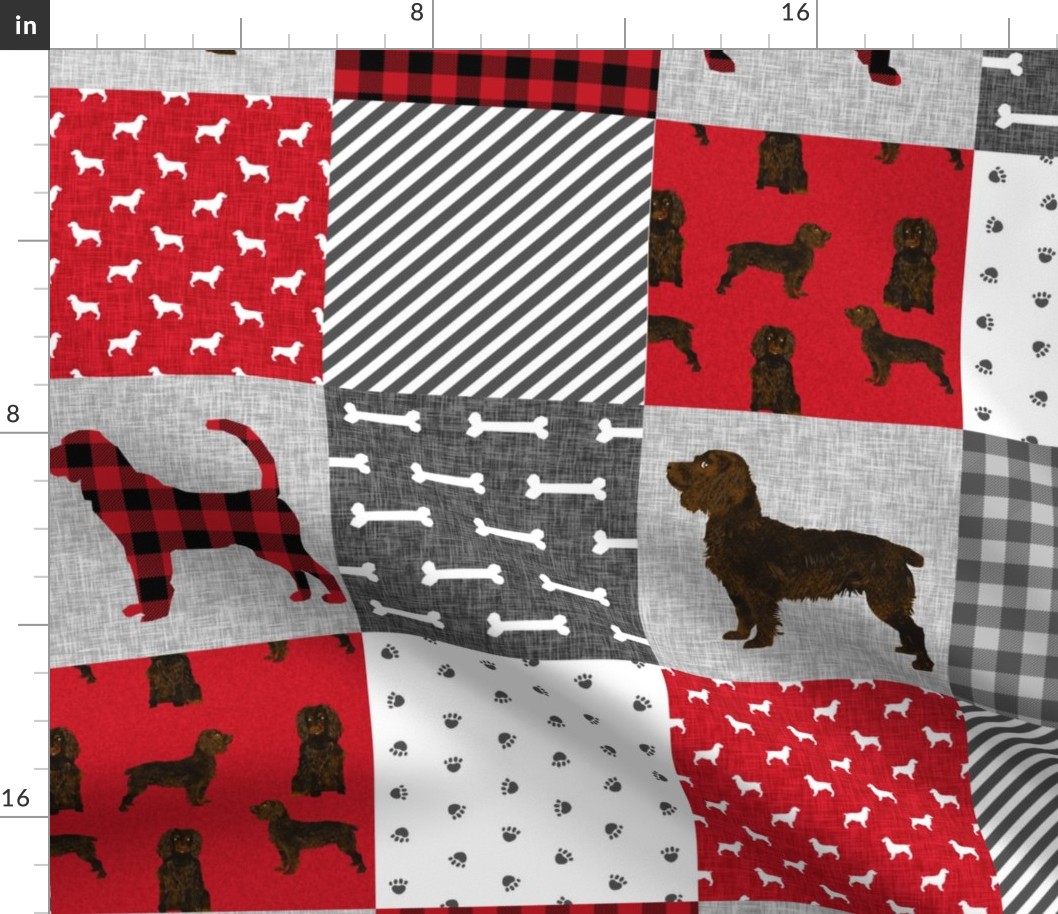 boykin spaniel pet quilt a  dog nursery cheater quilt wholecloth
